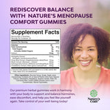 Natures Craft Menopause Ease Gummies side view, showing gummies inside