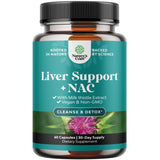 Natures Craft Milk Thistle Liver Health Supplement bottle front view