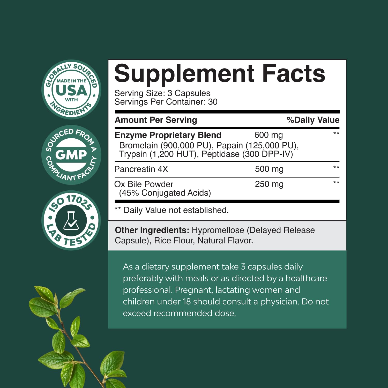 Natures Craft Multi-Enzymes for daily lifestyle scene