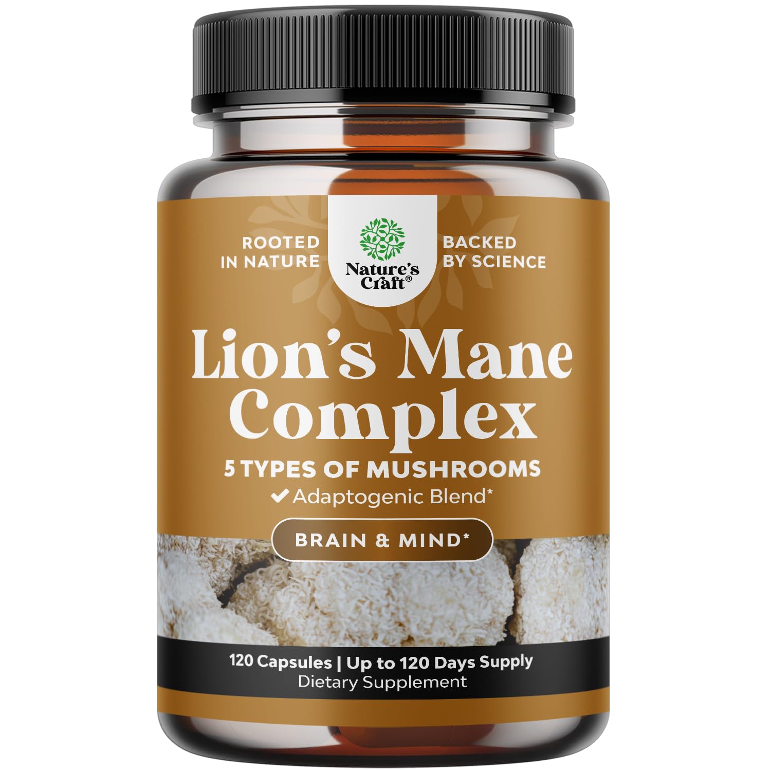 Natures Craft Mushroom Complex Capsules front view