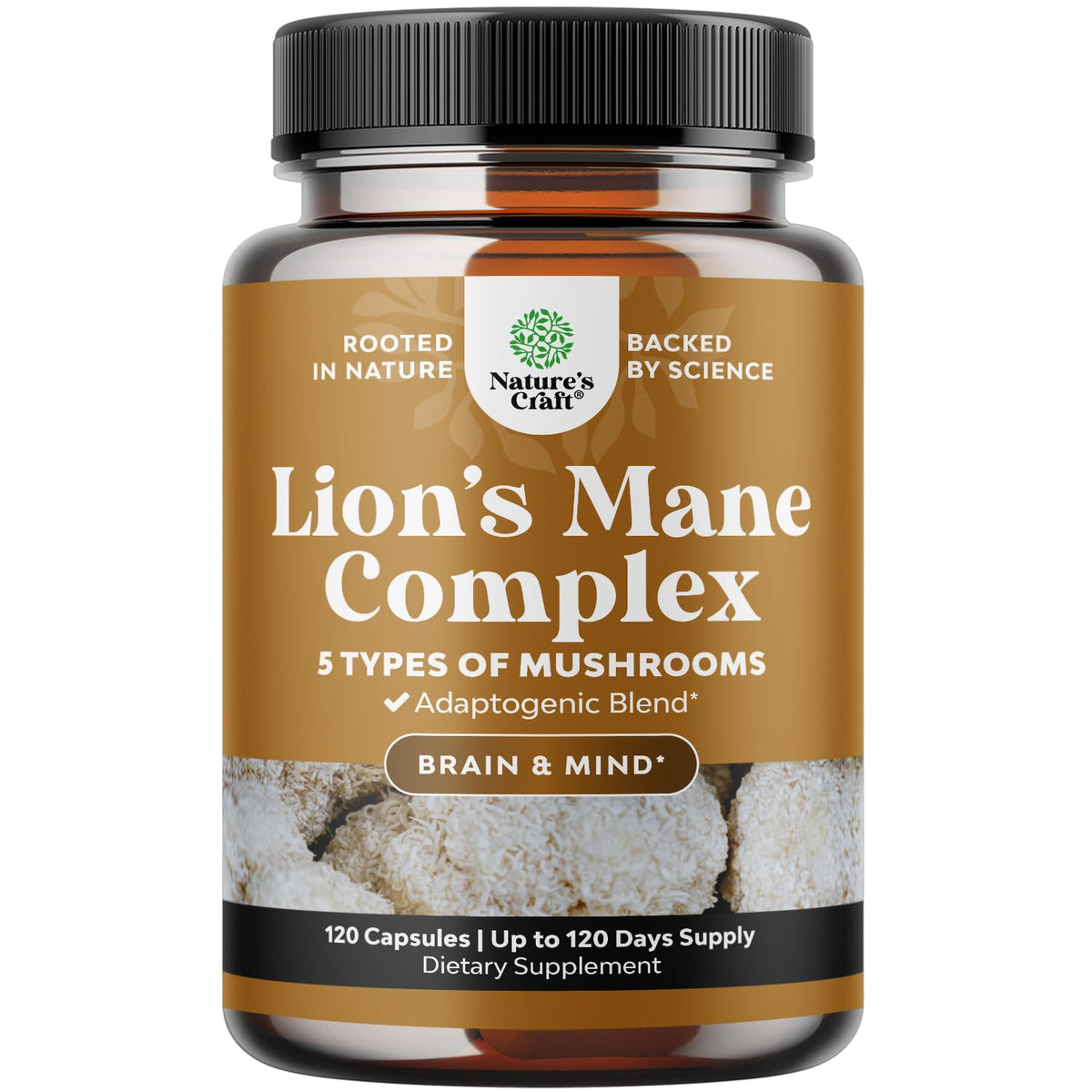 Natures Craft Mushroom Complex Capsules front view