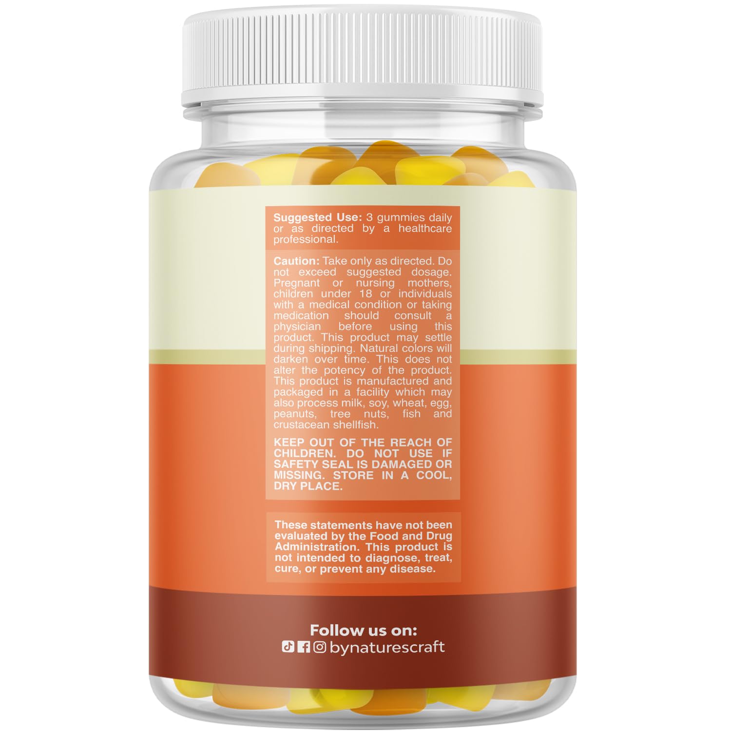 Natures Craft Omega-3 DHA gummy vitamins packaging