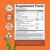 Natures Craft Omega-3 DHA gummy vitamins side view