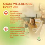 Natures Craft Omega-3 DHA Liquid Drops for Kids 86g ingredients list