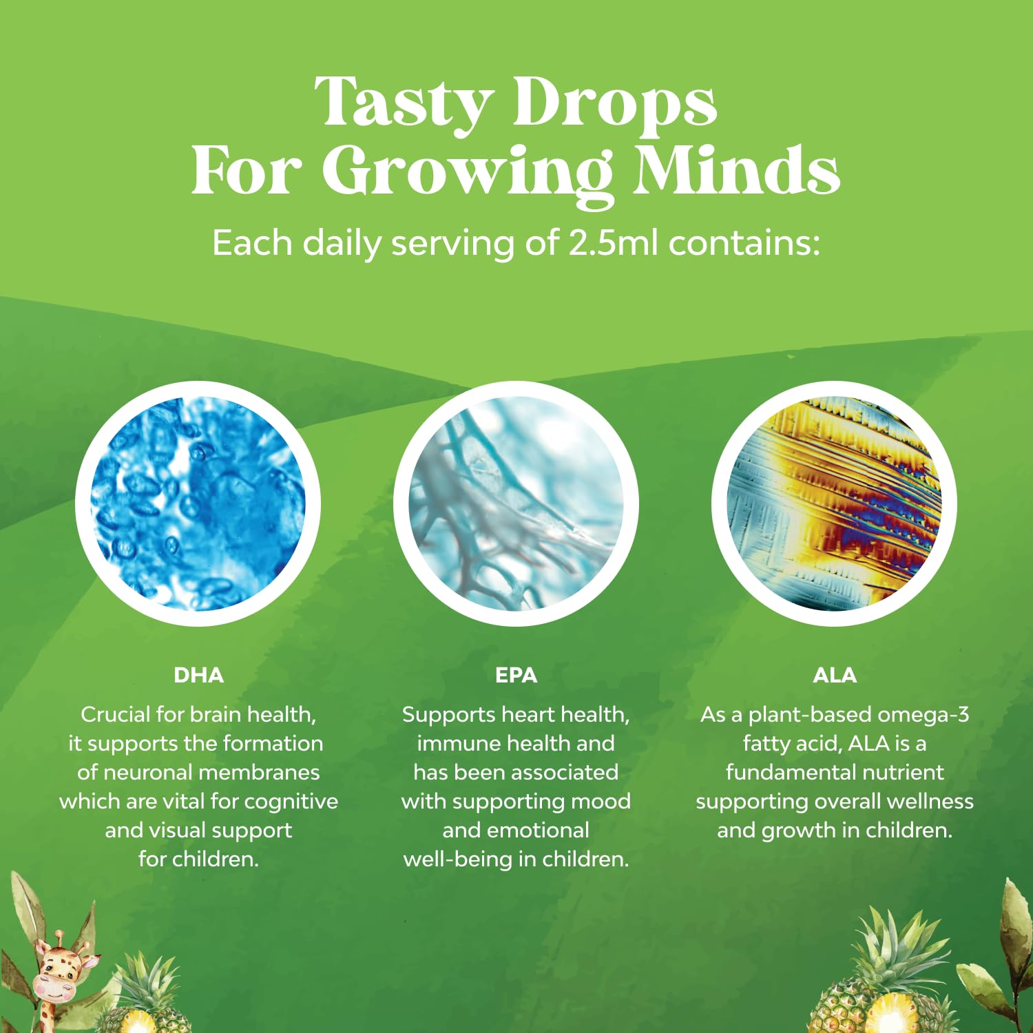 Natures Craft Omega-3 DHA Liquid Drops for Kids 86g lifestyle scene