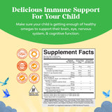 Natures Craft Omega 3 Gummies for Kids close-up of gummies