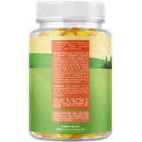Natures Craft Omega 3 Gummies for Kids side view with gummies