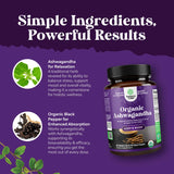 Natures Craft Organic Ashwagandha Tablets side view