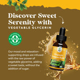 Natures Craft Organic Lemon Balm Tincture 30ml bottle with dropper