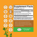 Natures Craft Organic Turmeric Drops ingredients list