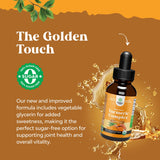 Natures Craft Organic Turmeric Drops packaging detail
