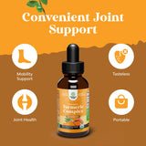 Natures Craft Organic Turmeric Drops with black pepper drops