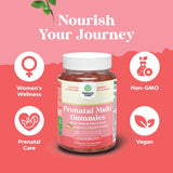 Natures Craft Prenatal Gummies ingredients list on label