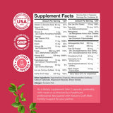 Natures Craft Prenatal Vitamins back view with ingredient list