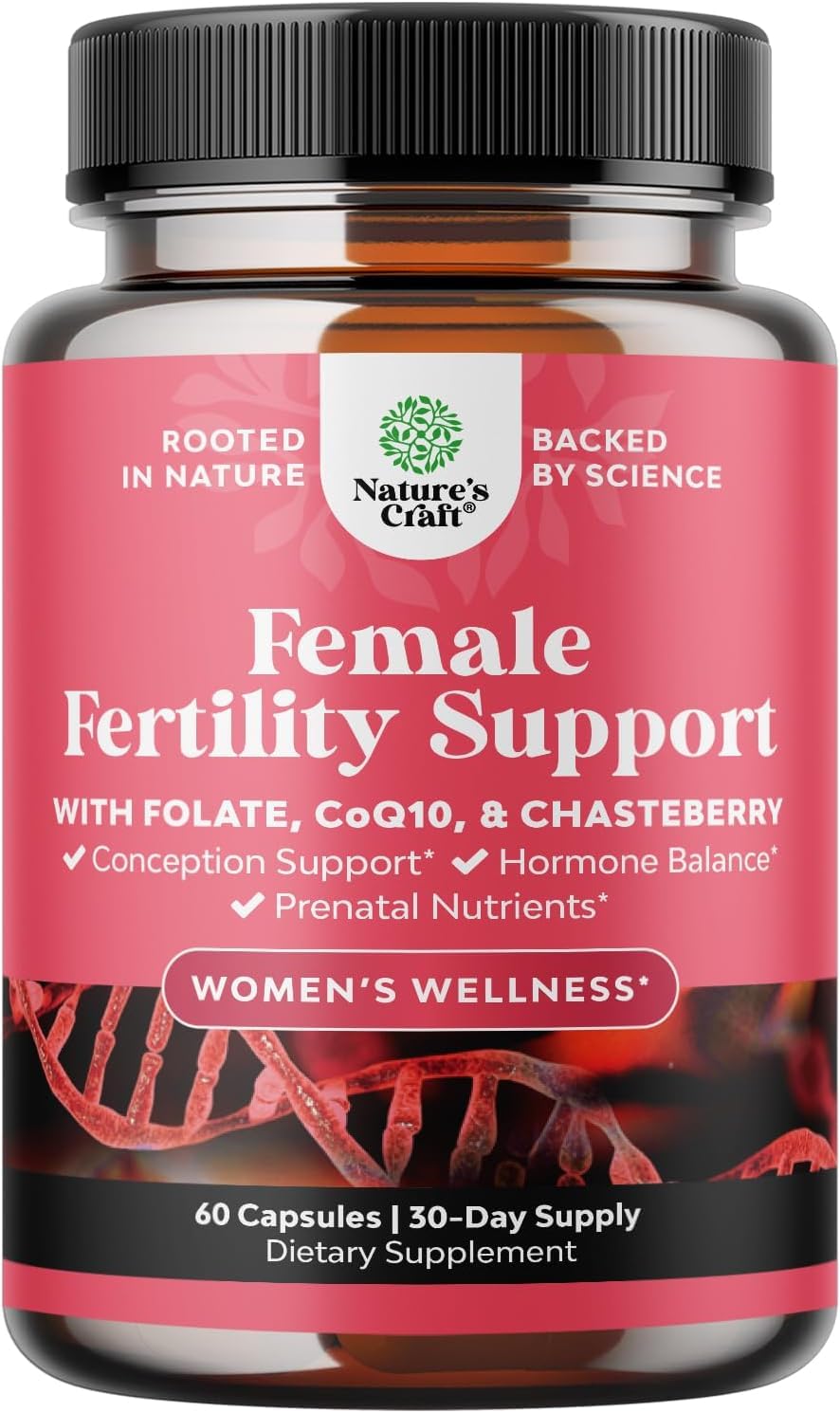 Natures Craft Prenatal Vitamins front view with packaging