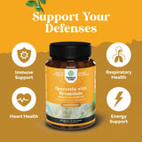 Natures Craft Quercetin with Bromelain 90g capsules with packaging