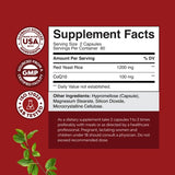 Natures Craft Red Yeast Rice 1200mg capsules with CoQ10