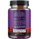 Natures Craft Saffron Capsules side view with label
