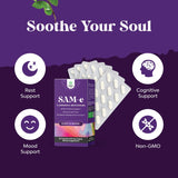 Natures Craft SAM-e 150mg supplement packaging with ingredients list