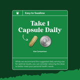 Natures Craft Saw Palmetto Capsules with measuring spoon