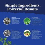 Natures Craft Saw Palmetto Supplement capsules on a wooden table