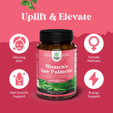 Natures Craft Saw Palmetto Supplement side view