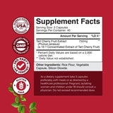 Natures Craft Tart Cherry Uric Acid Supplement bottle with label