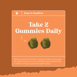 Natures Craft Thyroid Support Gummies with a glass of water