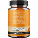 Natures Craft Turmeric Curcumin Supplement 1800mg side view