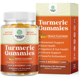 Natures Craft Turmeric & Ginger Gummies front view packaging