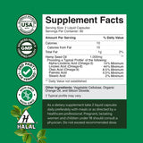Natures Craft Vegan Omega 3-6-9 Hemp Seed Oil Capsules bottle with label