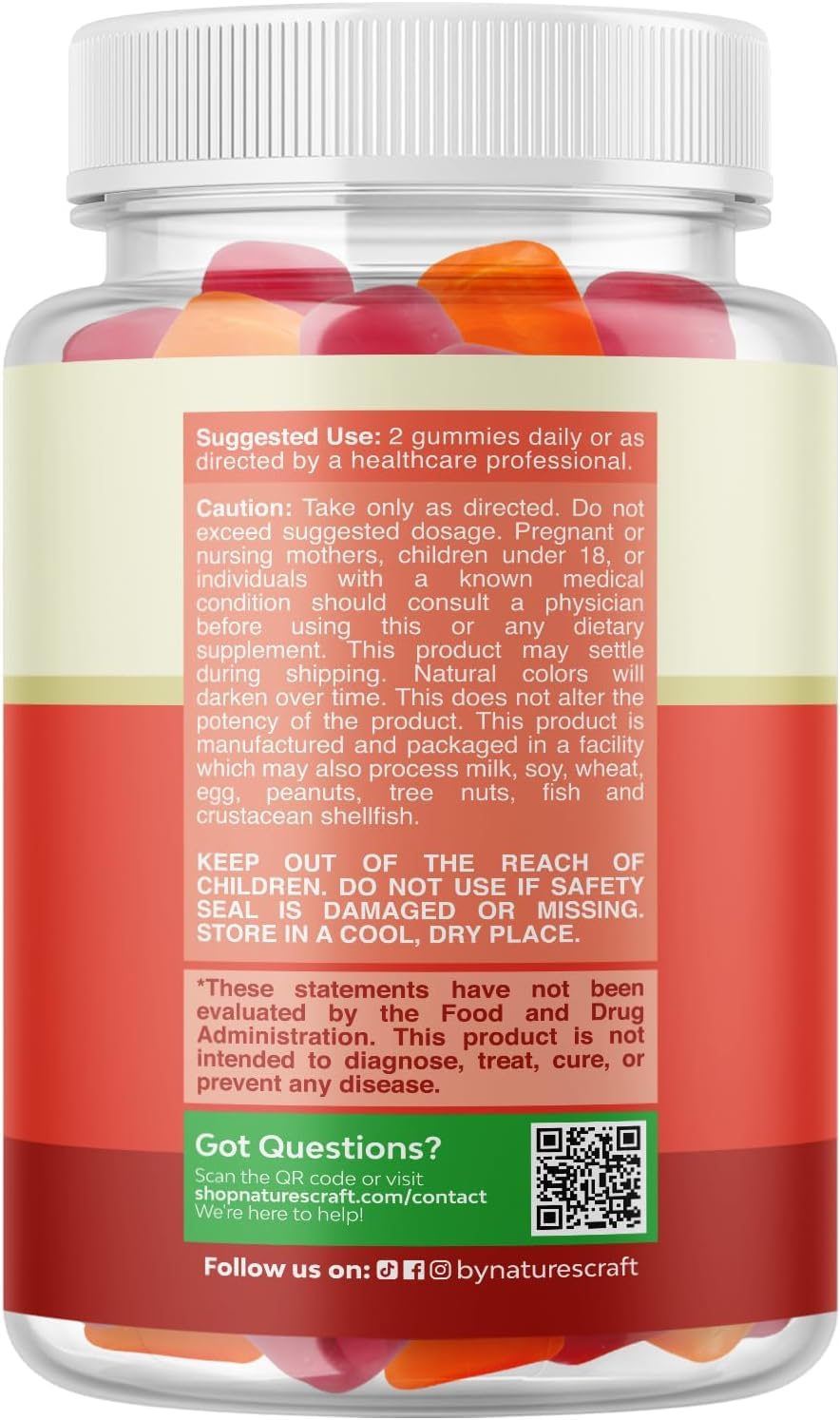 Natures Craft Vitamin D3 Gummies 2000 IU packaging