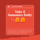 Natures Craft Vitamin D3 Gummies 2000 IU with a glass of water