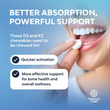 Natures Craft Vitamin D3 & K2 supplement ingredients list
