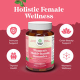 Natures Craft Women's Multivitamin Gummy 272g displayed with other health supplements