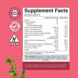 Natures Craft Women's Multivitamin Gummy 272g side view showing packaging