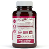 Natures Wellness D-Mannose Cranberry Extract capsules on a wooden table