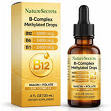 NATURESECRETS B-Complex Methylated Drops 120 mL bottle front view