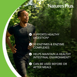 NaturesPlus Acti-Zyme Multi-Enzyme Capsules back label