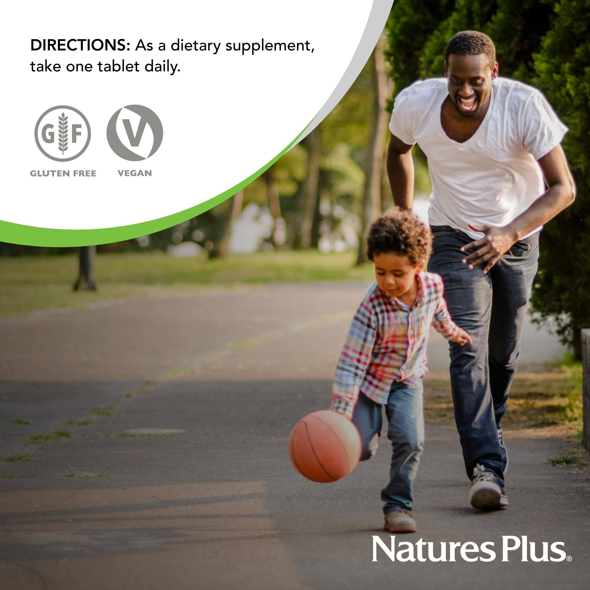 NaturesPlus Adult Chewable Multivitamins on a kitchen counter