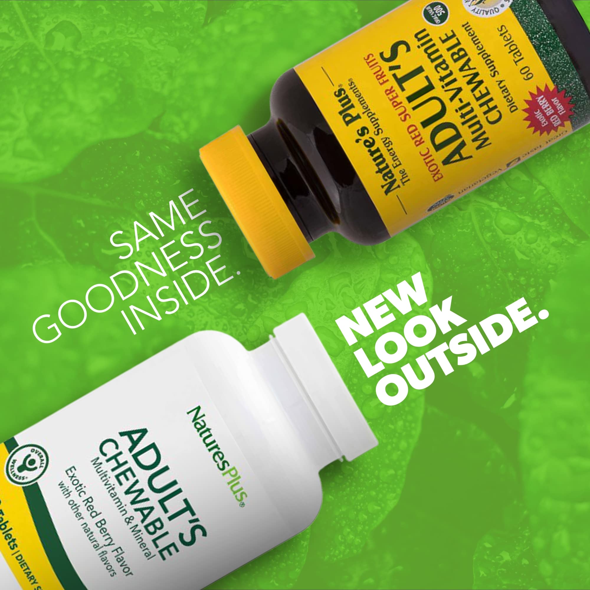 NaturesPlus Adult Multivitamin Chewable packaging side view