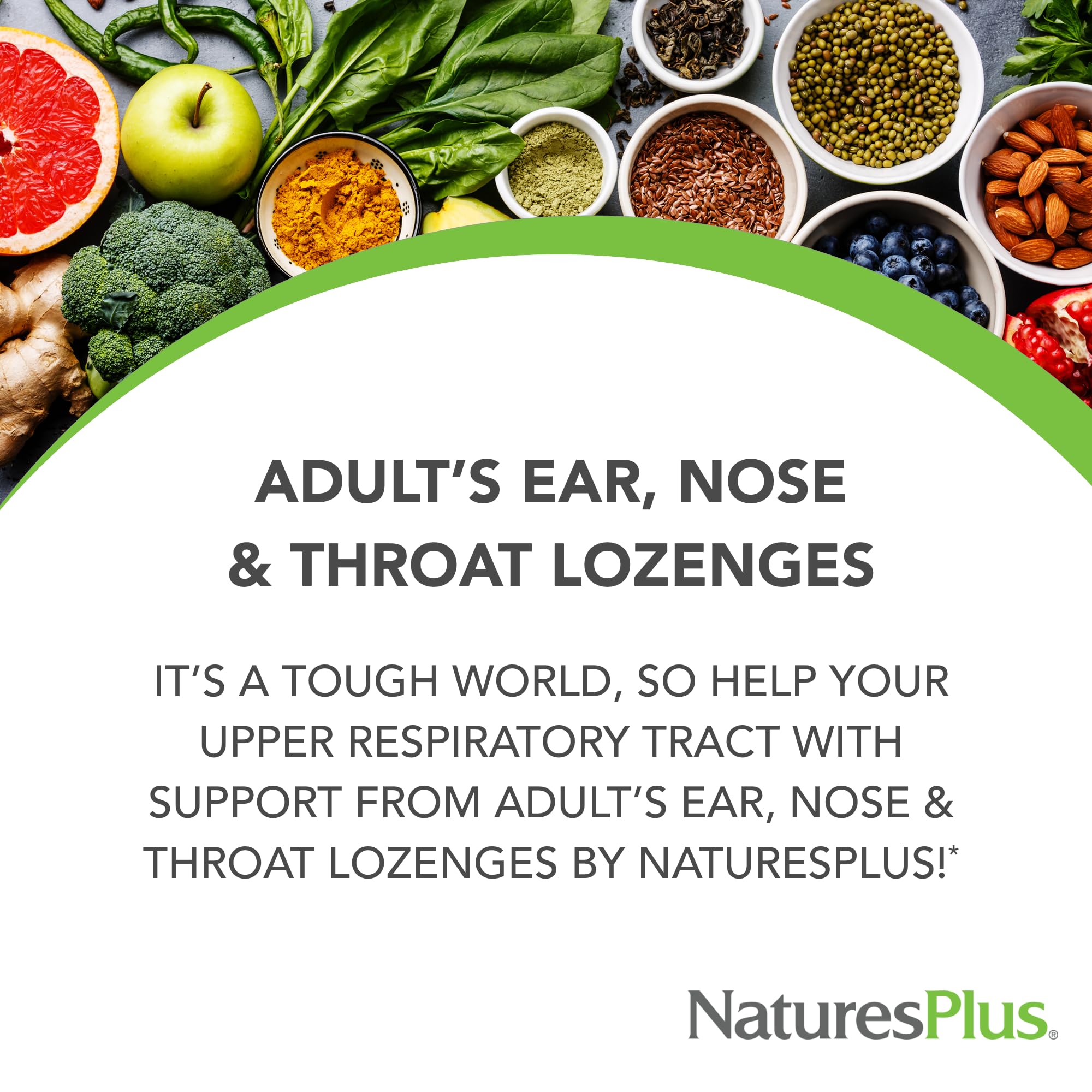 NaturesPlus Adult's Lozenges tropical berry flavour close-up