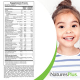 NaturesPlus Animal Parade Liquid Multivitamin for Kids with fresh fruits