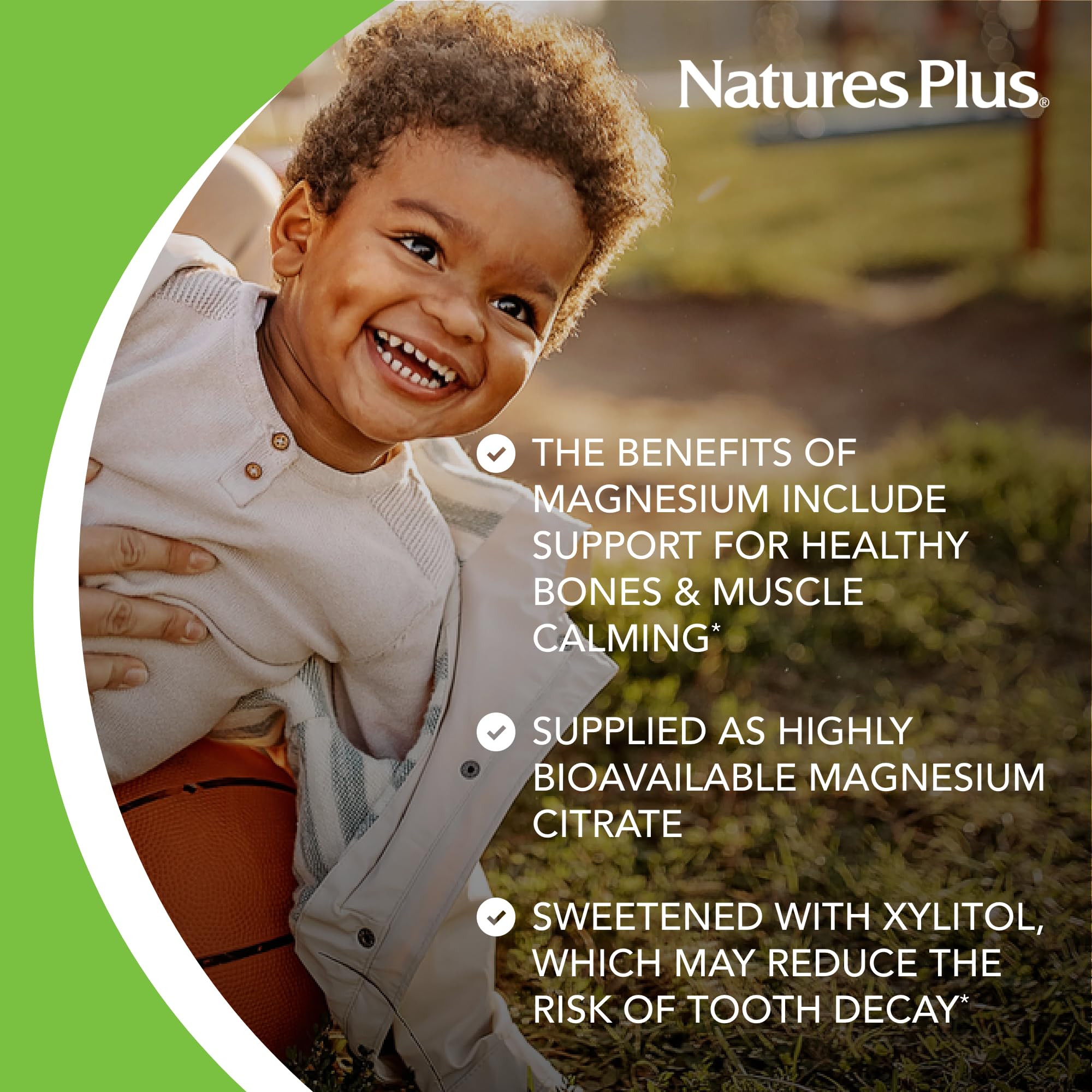 NaturesPlus Animal Parade MagKidz nutritional information label