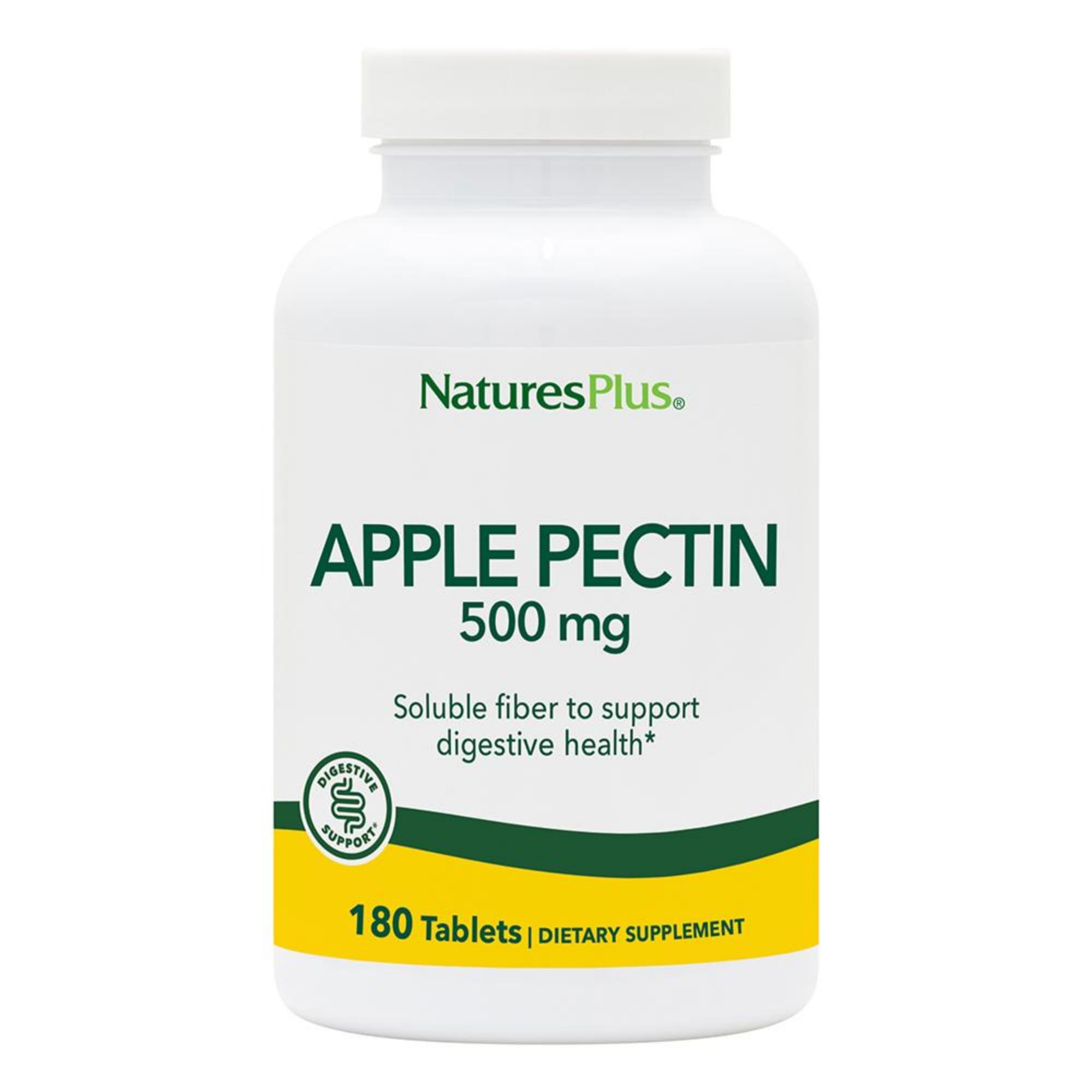 NaturesPlus Apple Pectin supplement front view packaging