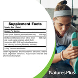NaturesPlus Biorutin Rutin Supplement 500mg back view of packaging