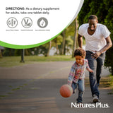 NaturesPlus Biorutin Rutin Supplement 500mg capsules on a wooden surface