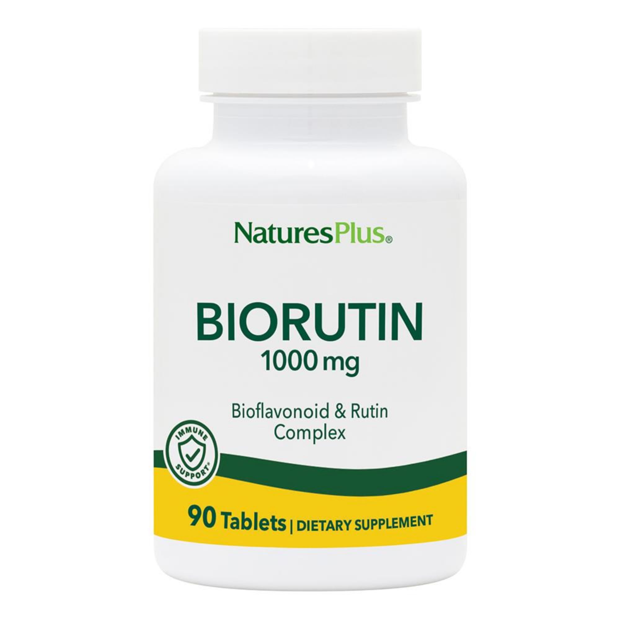 NaturesPlus Biorutin Rutin Supplement 500mg front view of packaging