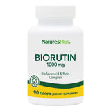 NaturesPlus Biorutin Rutin Supplement 500mg front view of packaging
