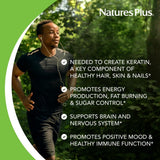 NaturesPlus Biotin 10,000 mcg supplement packaging